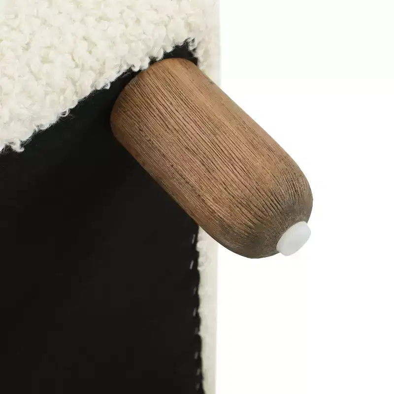 Christopher Knight Home Felix Wood Upholstered Ottoman