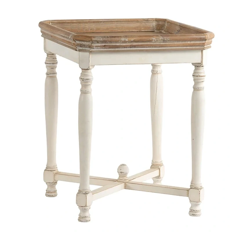 Square Wooden Side Table