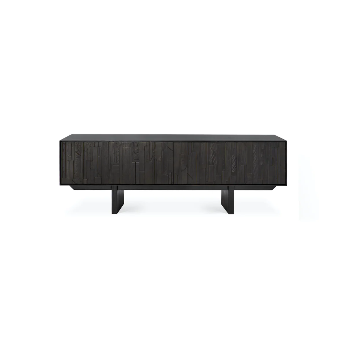 Dark brown Entertainment Cabinet for Living Room