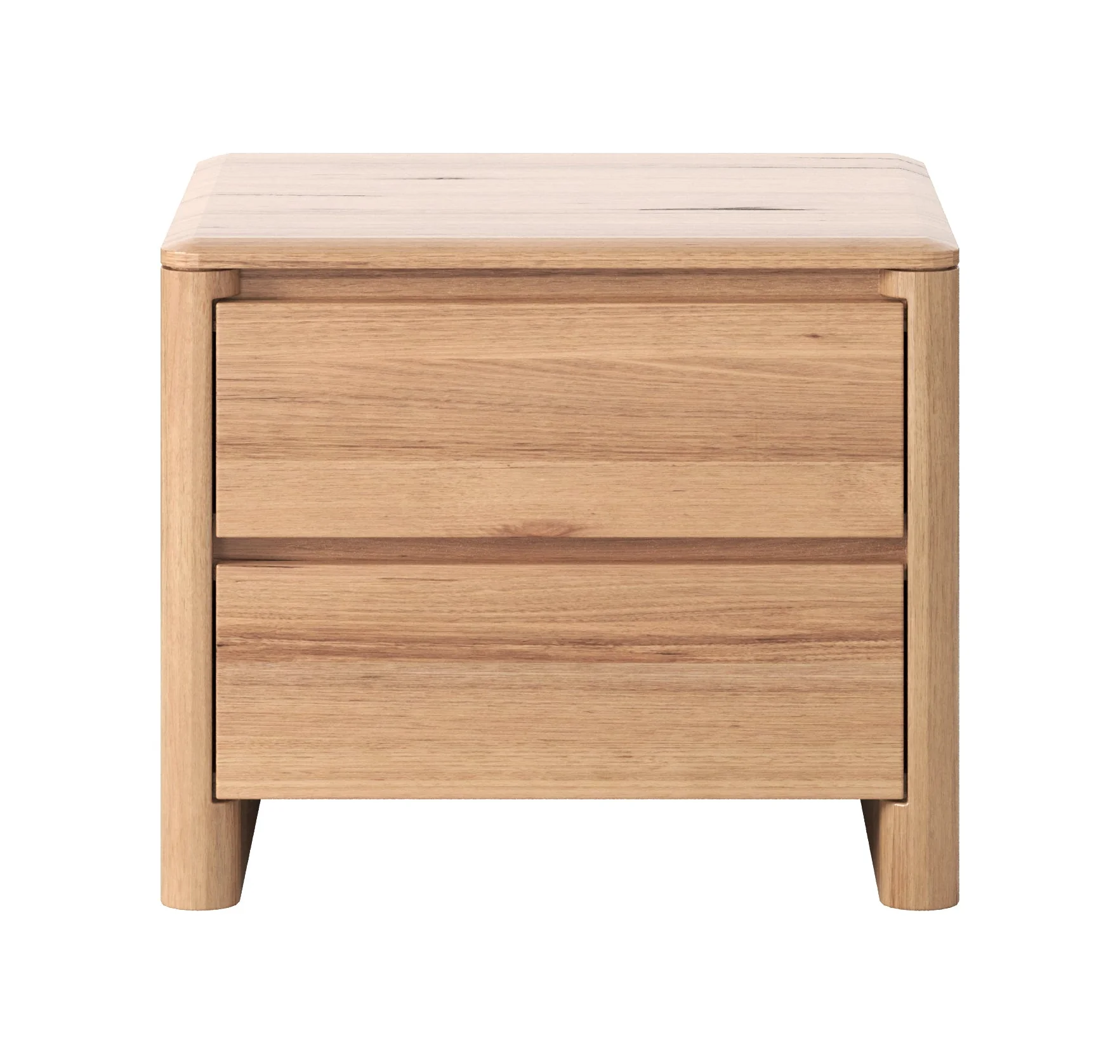 Minimalist Natural Bedside Table with Soft Close for Bedroom