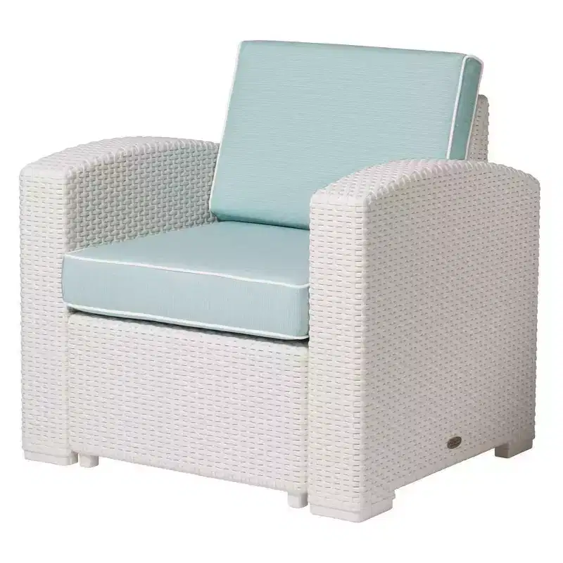 Magnolia Rattan Club Chair - Lagoon