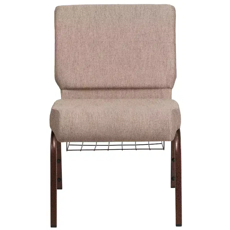 Flash Furniture HERCULES Series 21''W Church Chair with Book Rack