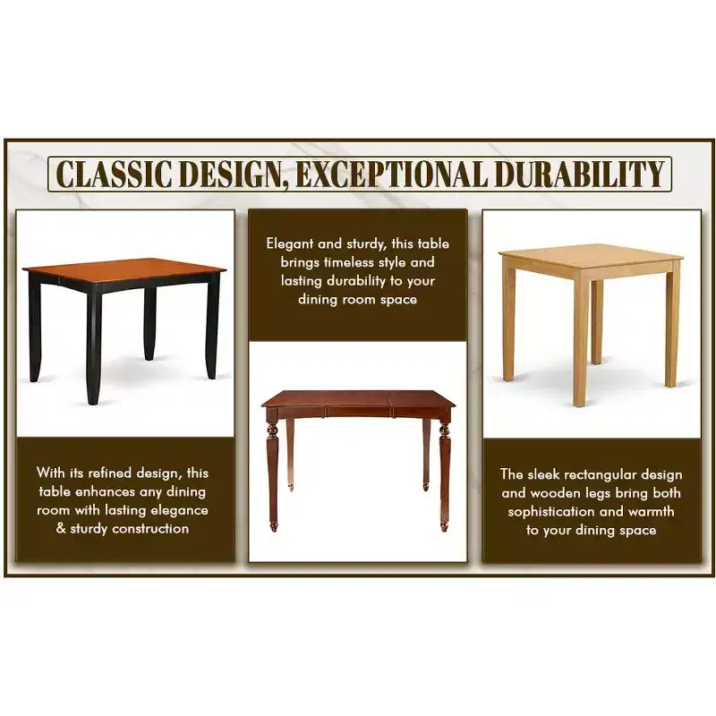 HomeStock Counter Height Table