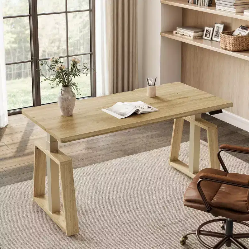 EUREKA ERGONOMIC Modern height adjustable Standing Desk(63x29)