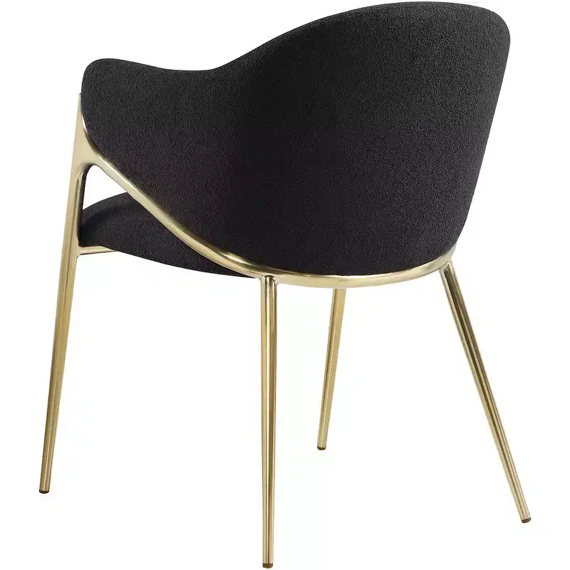 Meridian Furniture,Nial Boucle Fabric Dining Chair, Set of 2