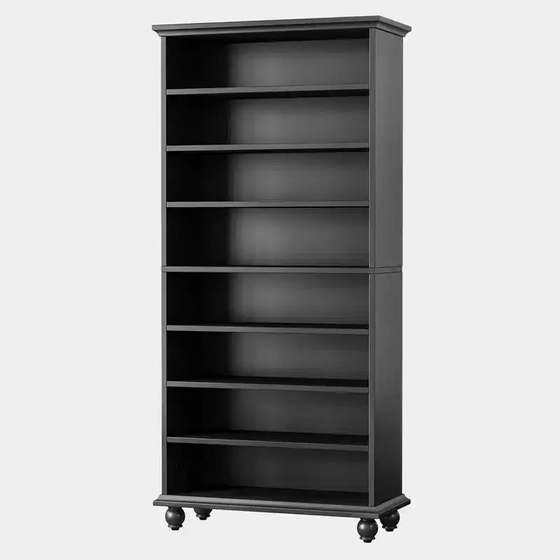 Lantine 9-Tier 30 Pairs Shoes Storage Cabinet with LED and Solid Wood Legs