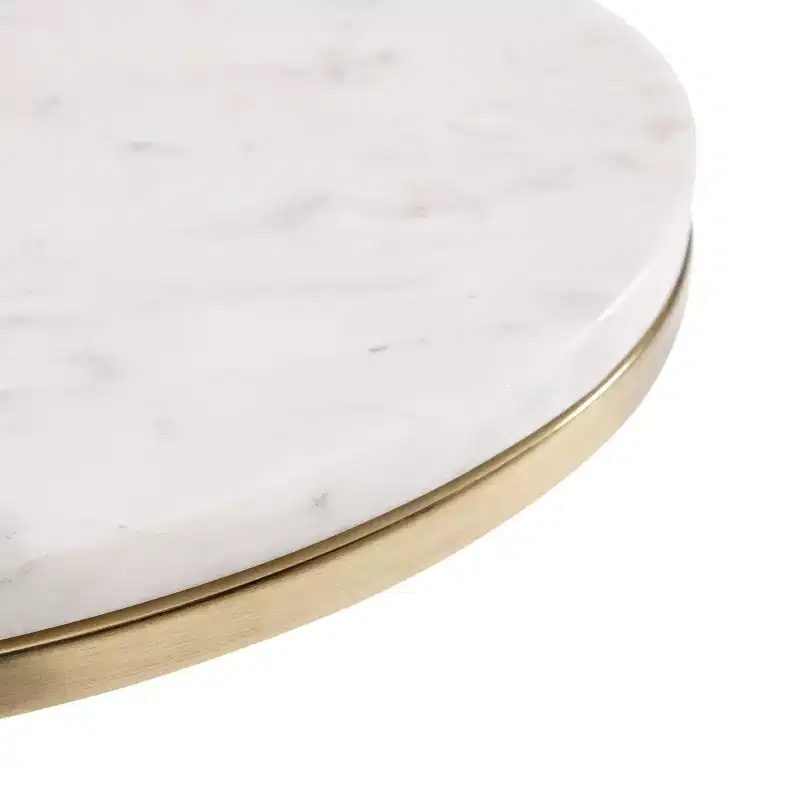 Oval Metal C Table 14x9x28 Gold | Accent Side Table