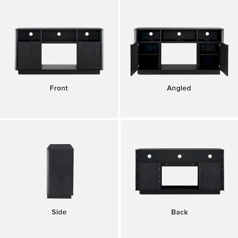 Mopio Brooklyn 59 Electric Fireplace TV Stand