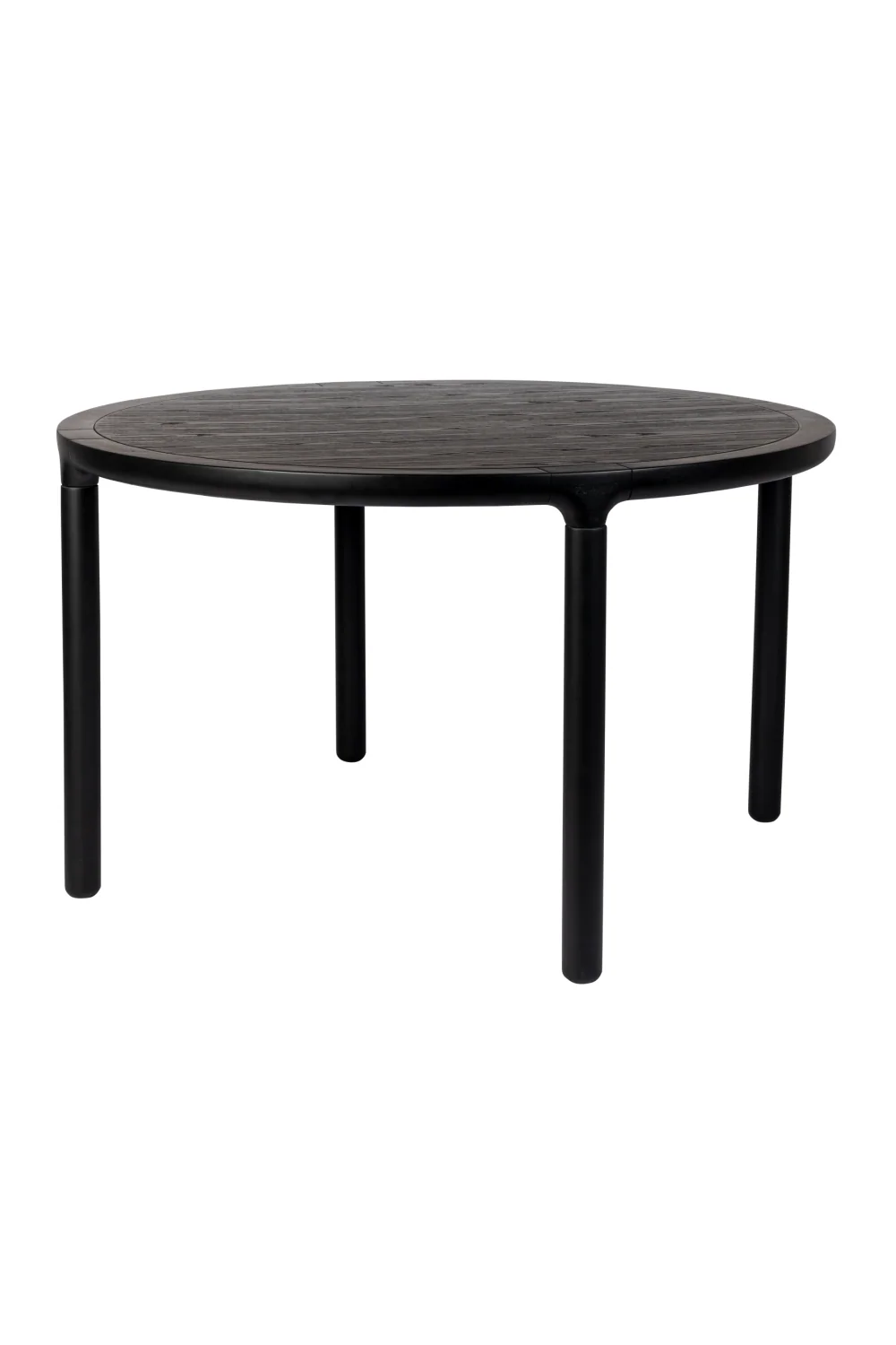 Black Round Dining Table