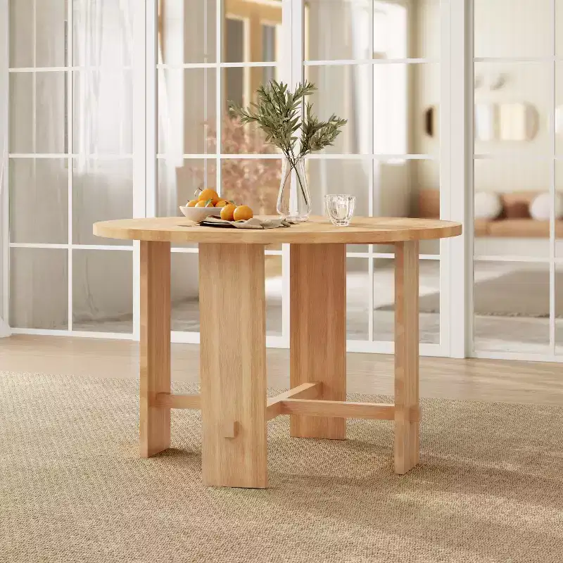 Christopher Knight Home Ulysse Farmhouse Rubberwood Dining Table
