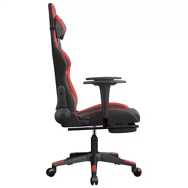 vidaXL Gaming Chair Black and Red