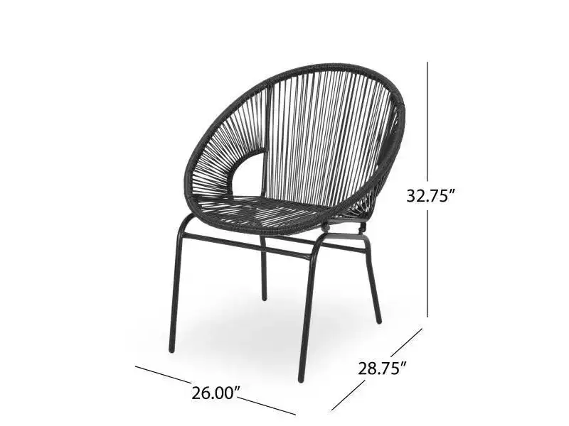 Nusa 2pk Faux Rattan Patio Club Chairs - Christopher Knight Home