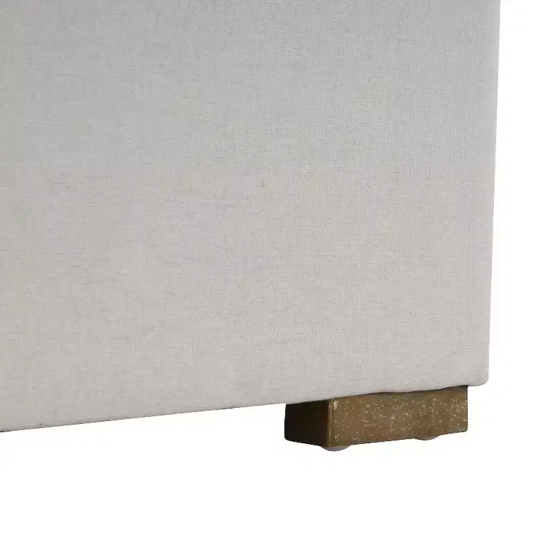 Christopher Knight Home Amily Modern Rubberwood Upholstered Long Ottoman