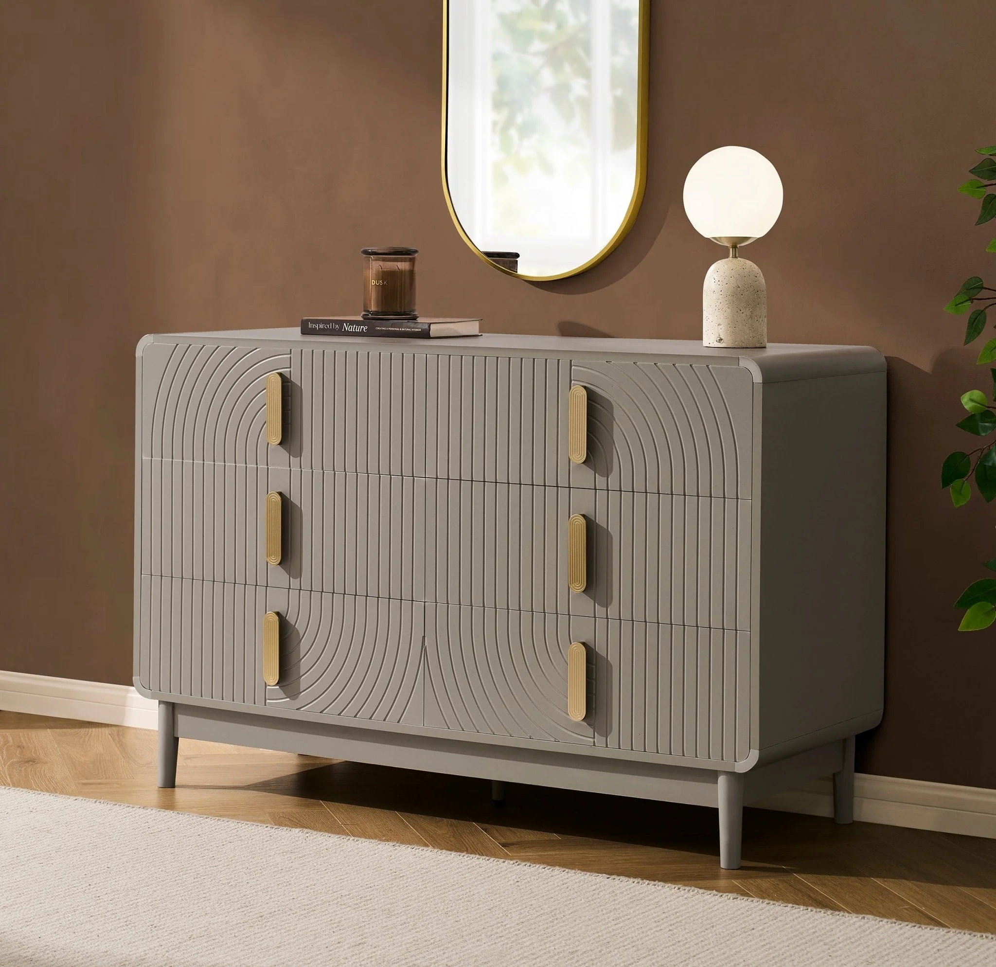 6 Drawer Chest - Taupe