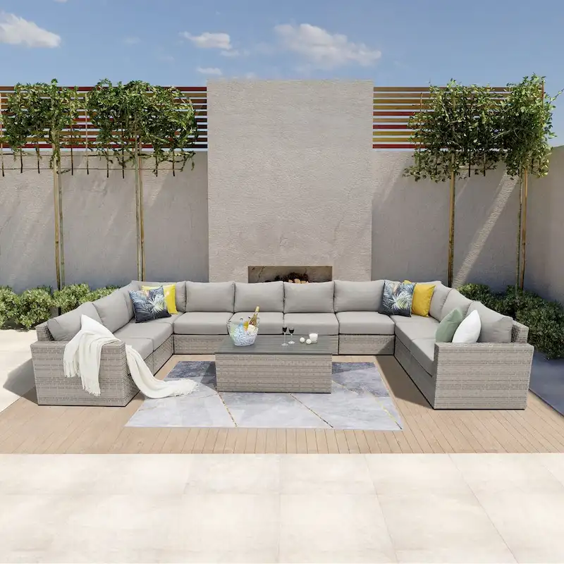 Avalon Bay 11-piece Deep Seating Sectional