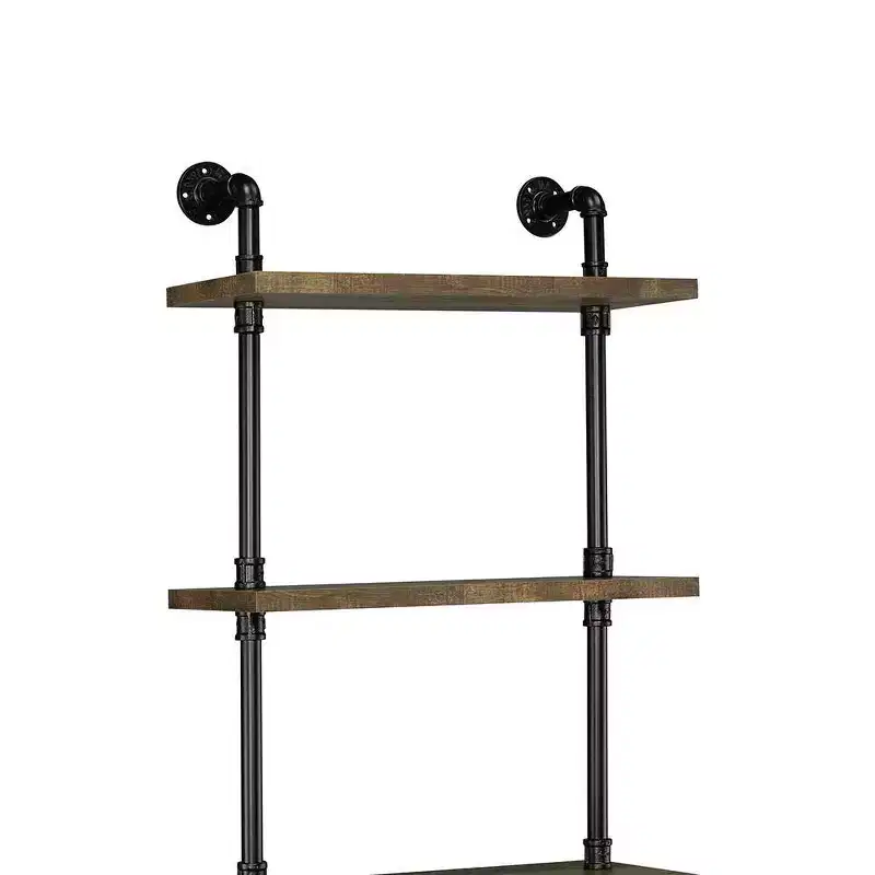 Acme Furniture Ensata II Nightstand Rustic Oak/Black Finish