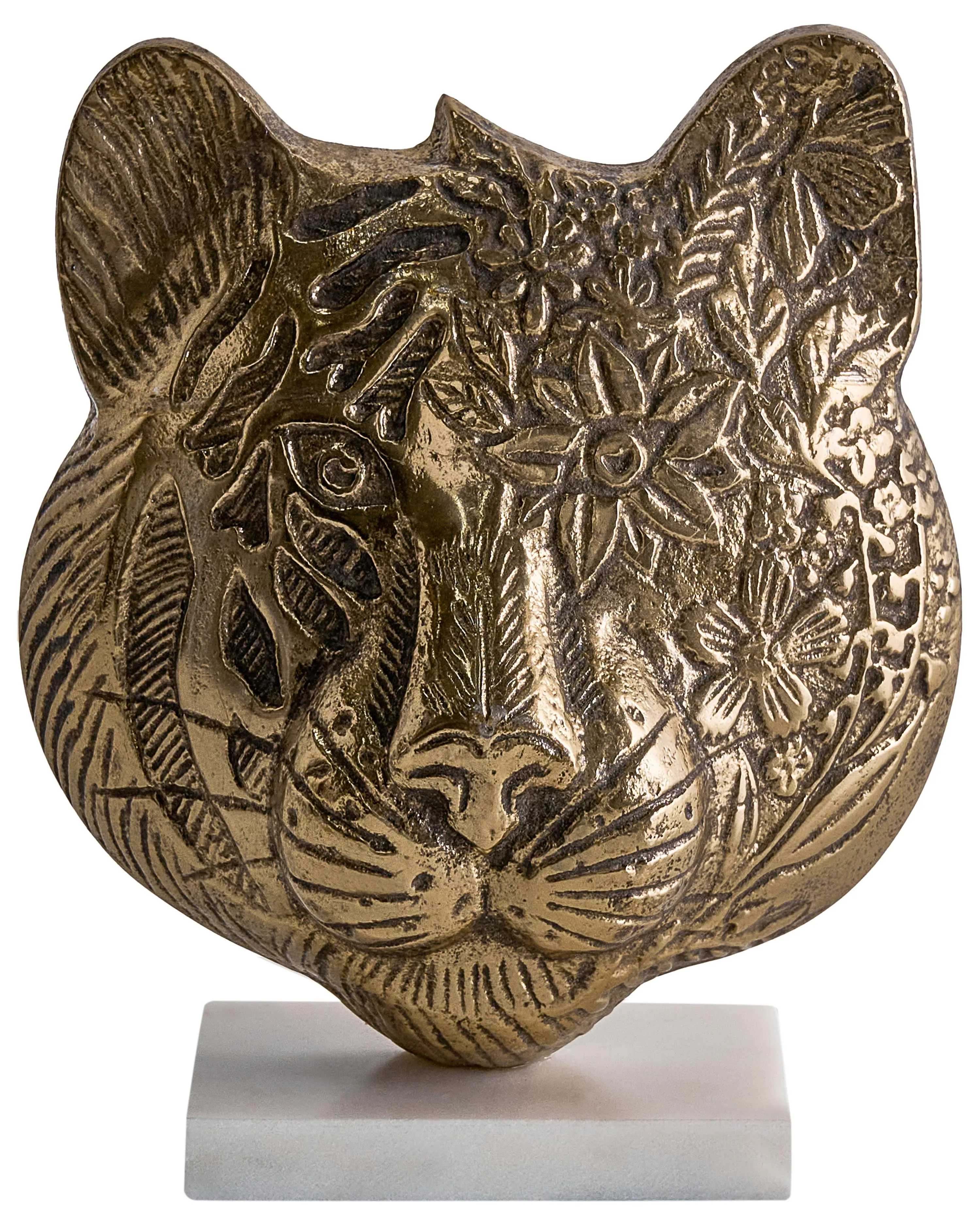 Accessorio decorativo Tigre Metallo Oro