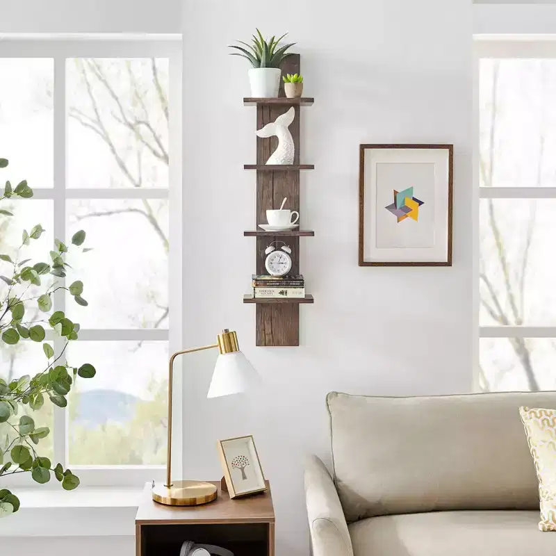 39.5 x 9 Utility 4-Tier Column Spine Shelf