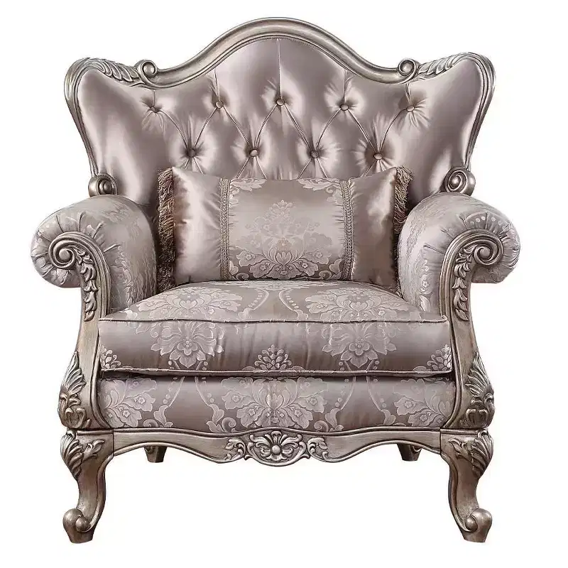 45 Jayceon Fabric Chair Champagne - Acme Furniture