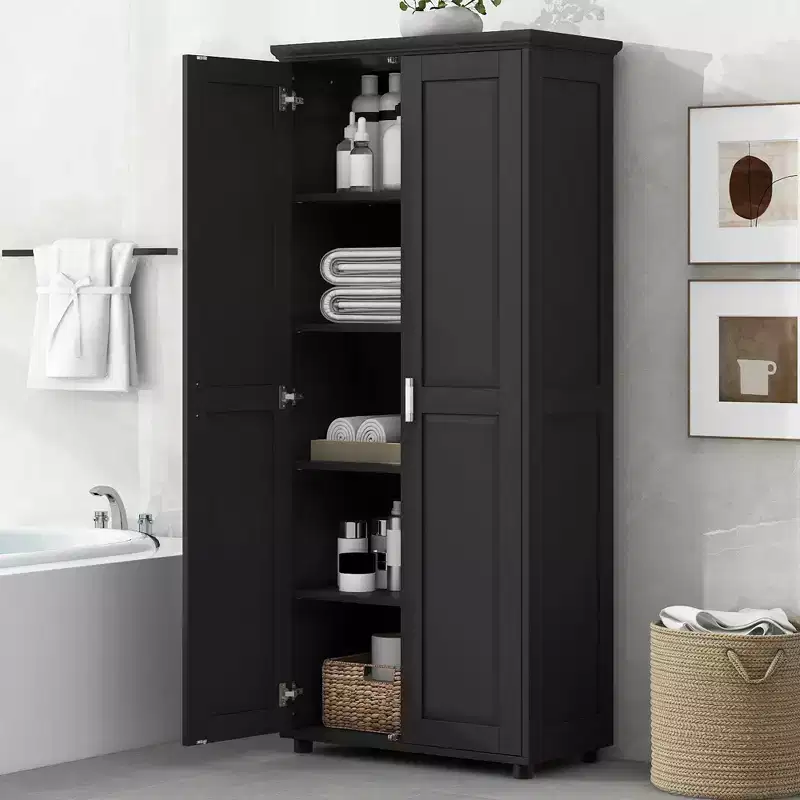 Freestanding Storage Cabinet with Two Doors