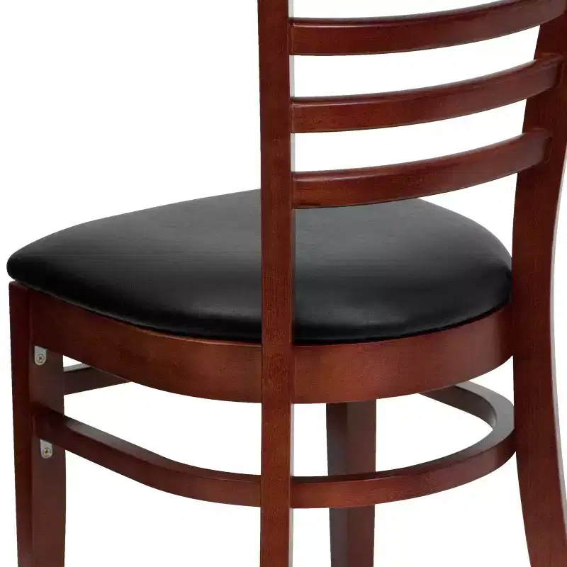 Flash Furniture Ladder Back Wooden Restaurant Chair