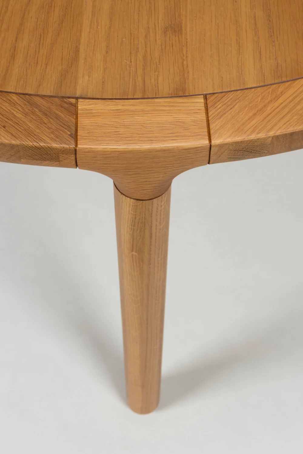 Oak V-Groove Dining Table