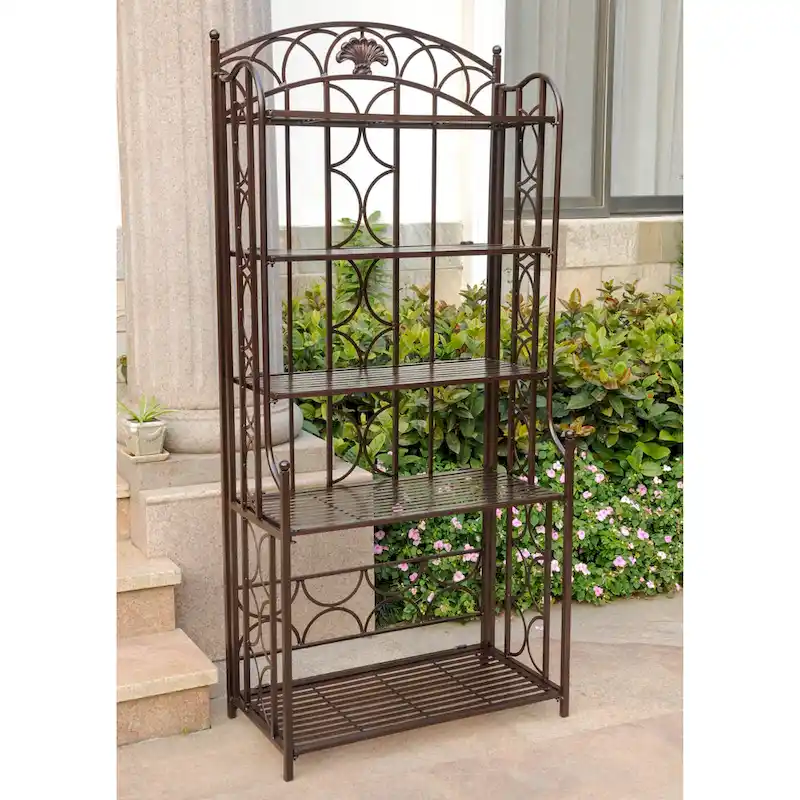 Mandalay 5-Tier Iron Bakers Rack