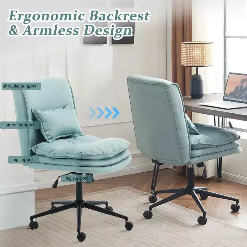 25.2 Inch Make Up Task Office Chair