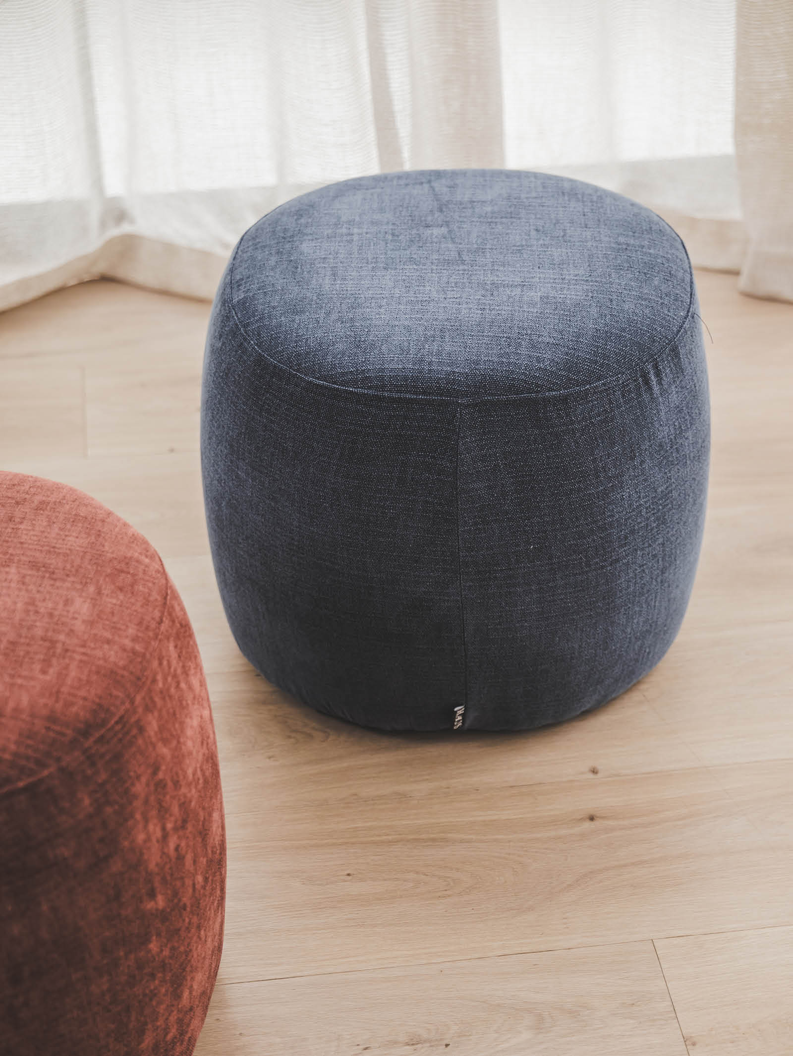 Fabric Ottoman for Living Room