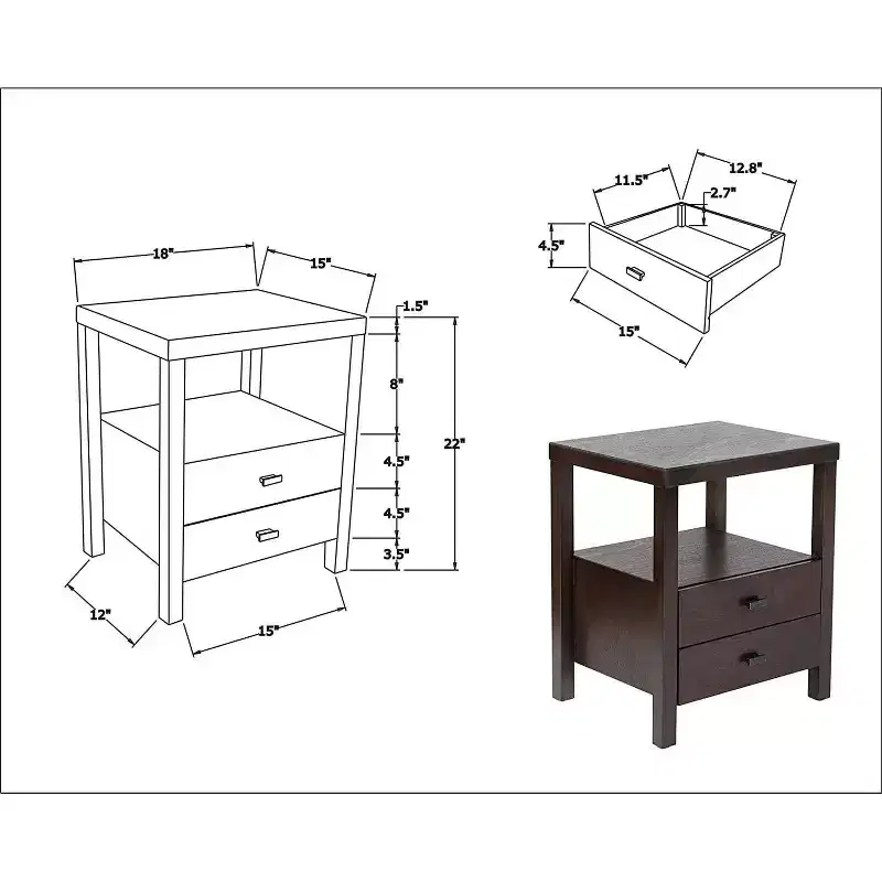 Westwood Acacia Accent Table - East At Main