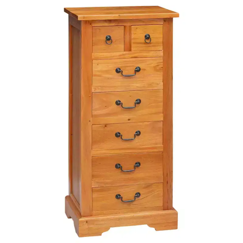 Chest of Drawers with Drawer Natural 17.72 x 13.78 x 39.57 in