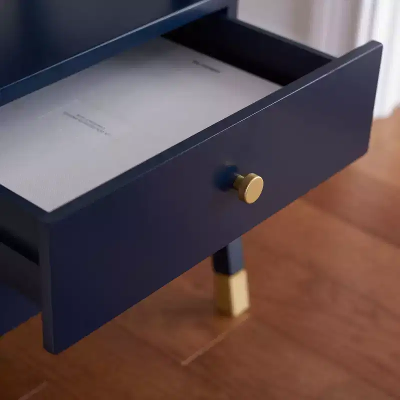 2-Drawer 1-Shelf Accent Table
