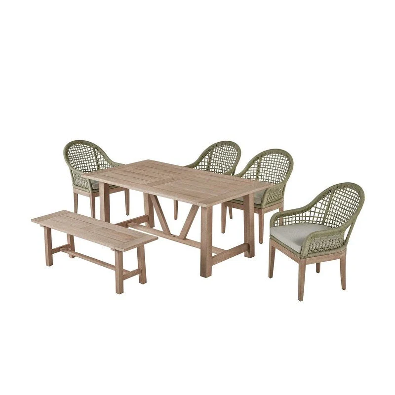 Best Quality Furniture Wood Patio Sets with Umbrella Hole