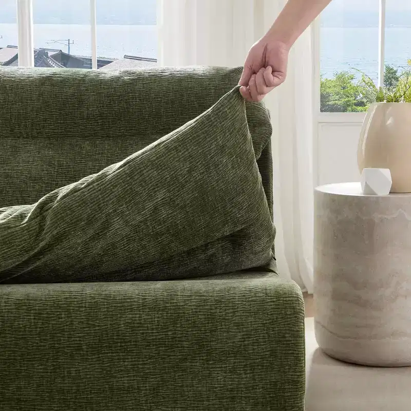 Armless Pure Foam Single Sofa Chair with Cushion