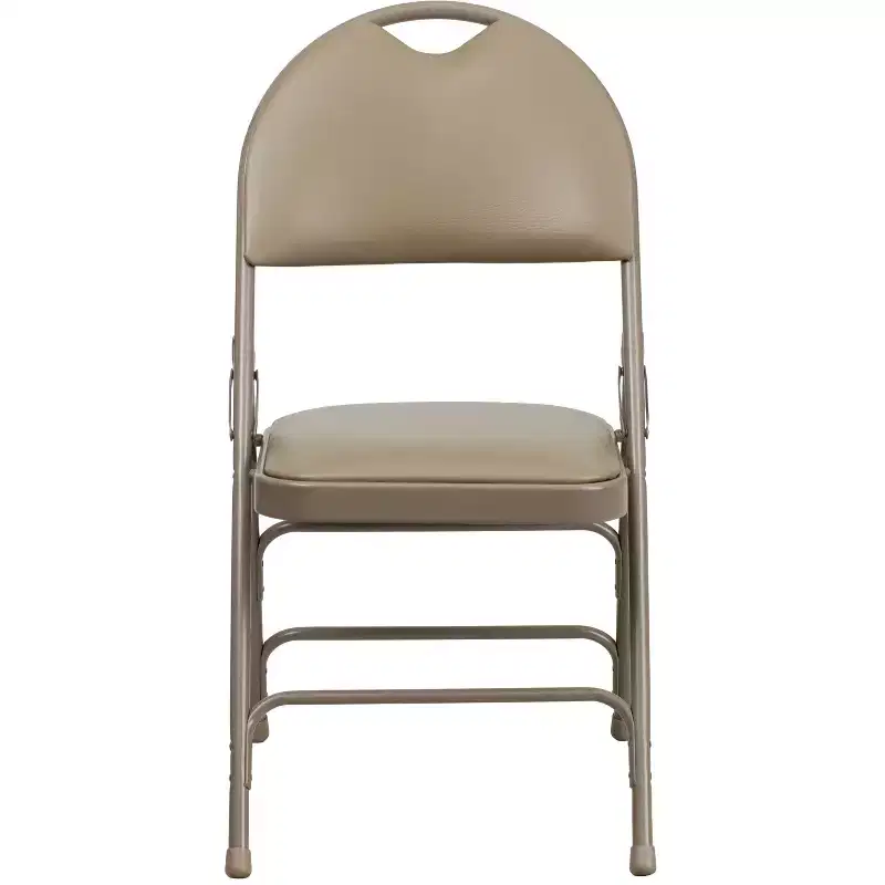 Emma and Oliver 2 Pack Home & Office Easy-Carry Party Events Padded Folding Chair