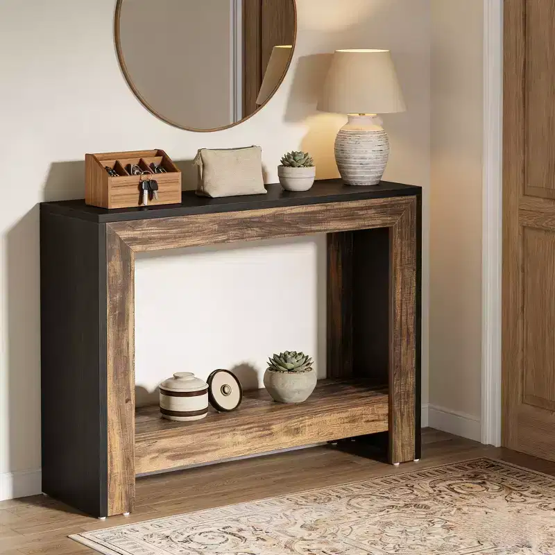 GDFStudio Polly Modern 41 Rectangle Console Table