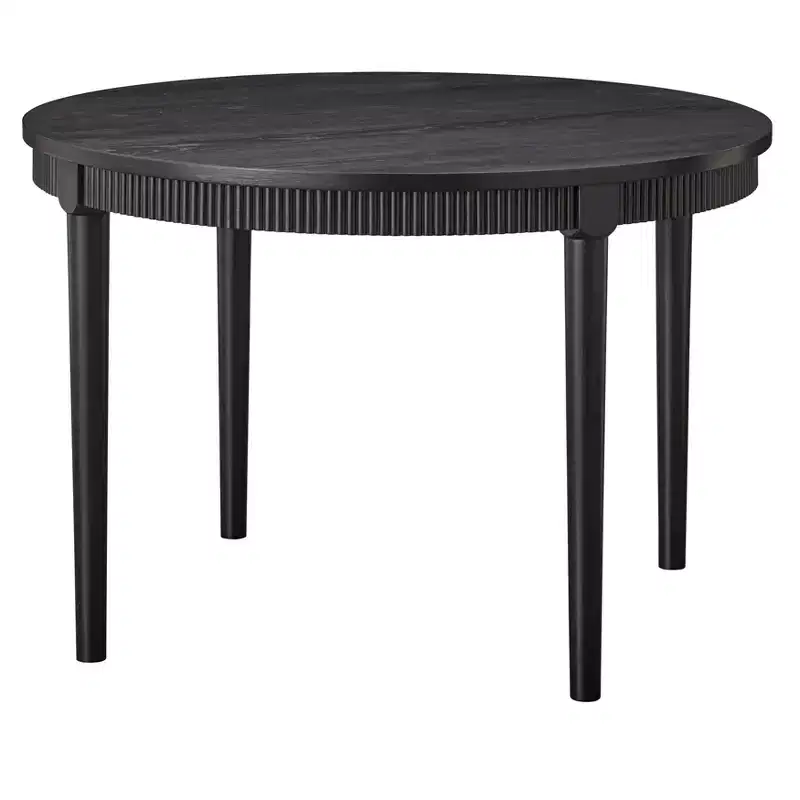 Astroria 46 Round Fluted Apron Dining Table