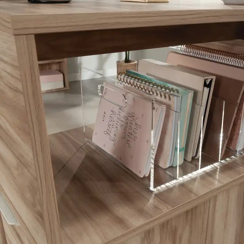 15.75 Commercial Grade File Towwr with 2-Drawers & Cubby - Natural Wood