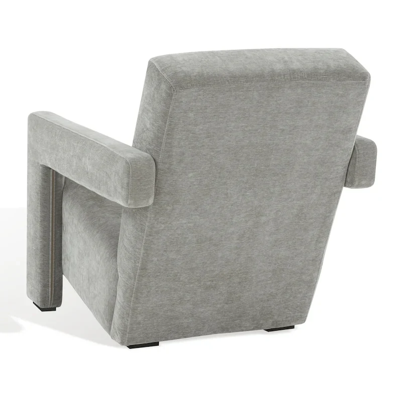 SAFAVIEH Couture Joffrette Modern Velvet Accent Chair - 27 In. W x 35 In. D x 30 In. H - 27Wx35Dx30H
