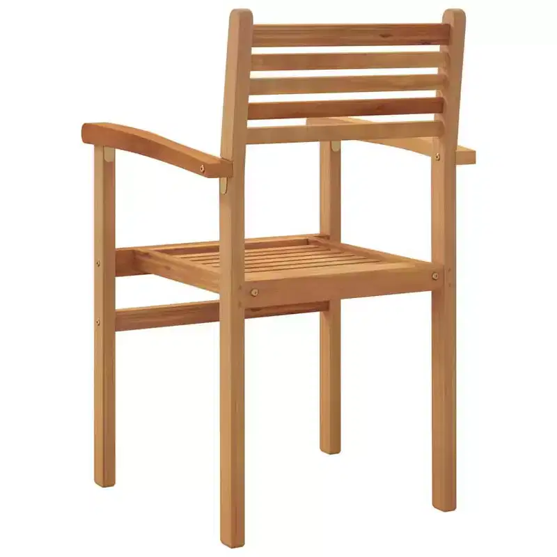 vidaXL Chair 8 pcs 56 x 55 x 90.5 cm Solid Teak Wood