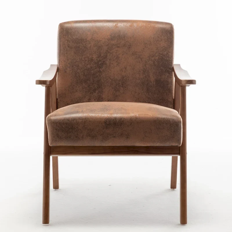Solid Wood Frame Accent Chair