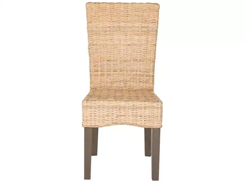 Ozias 19 H Wicker Dining Chair (Set of 2) - SEA8014 - Safavieh