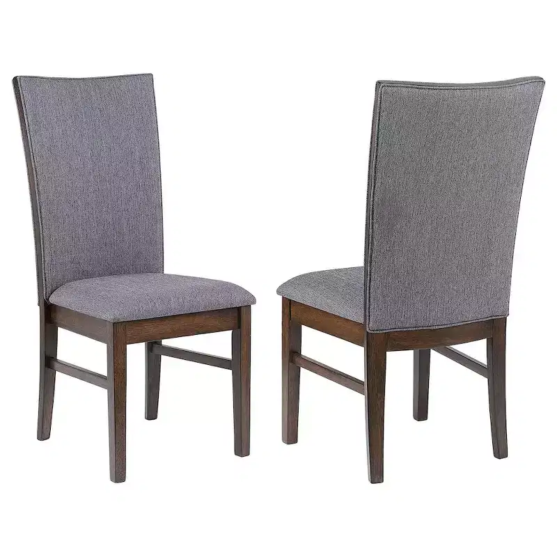 Coaster,Sherwood Upholstered Dining Side Chair Grey (Set of 2)