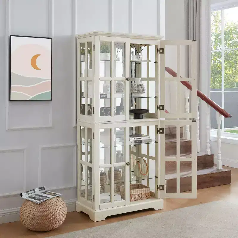 Waterproof Bathroom Countertop Cabinet – 1 Door 1 Shelf Space-Saving MDF