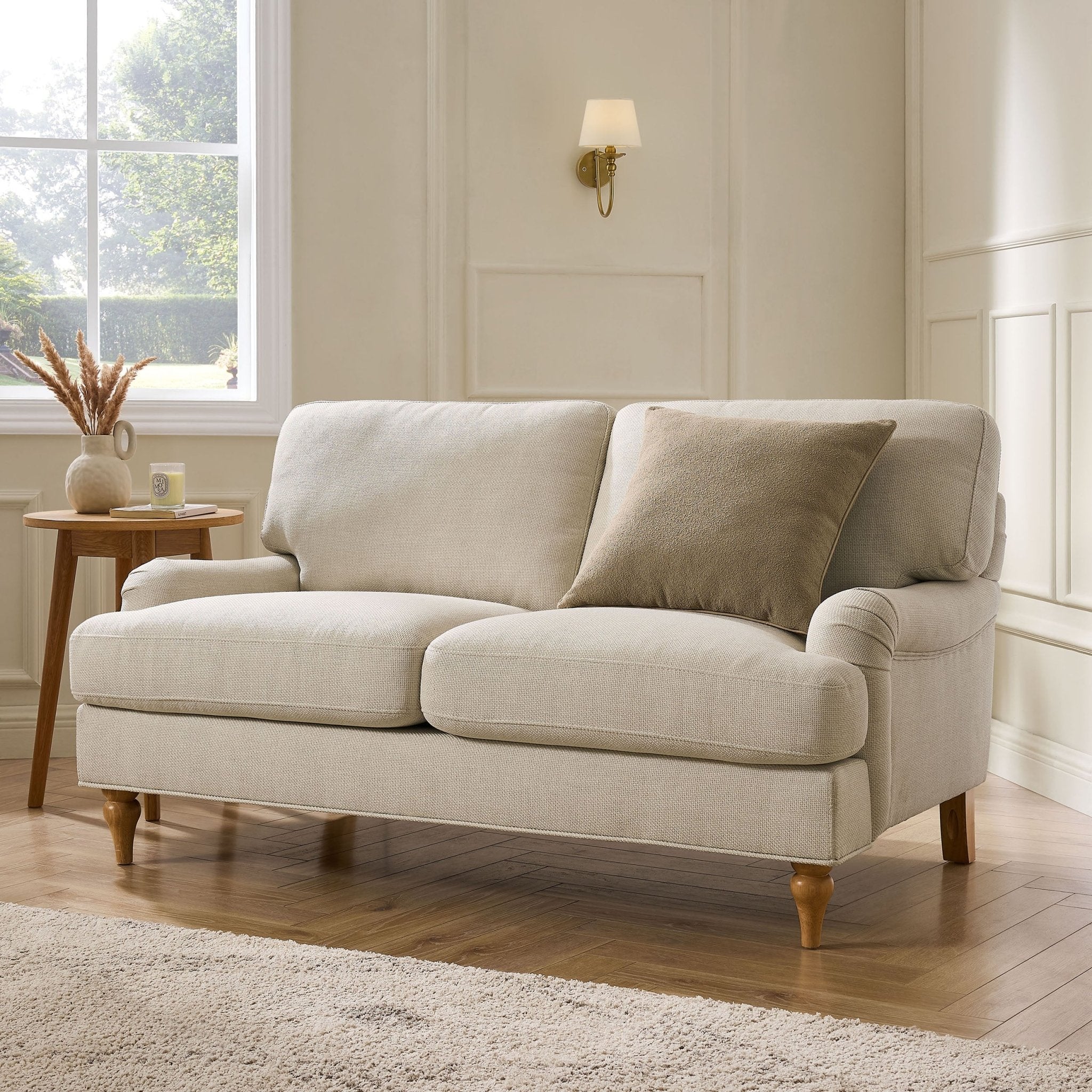 2 Seater Sofa - Beige
