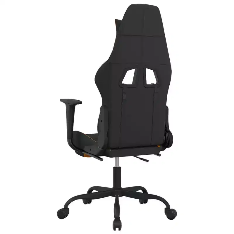 vidaXL Gaming Chair Black and Cream