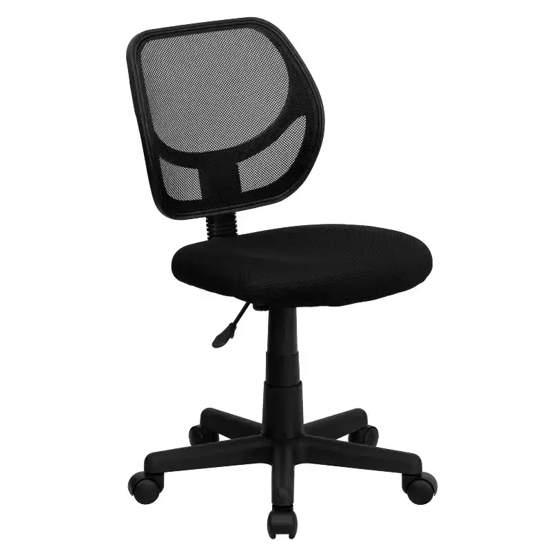 Mid-Back Mesh Swivel Task Chair with Curved Square Back