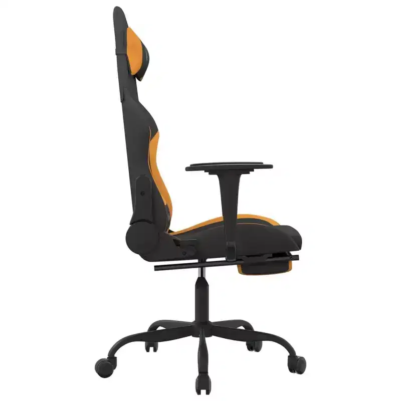 vidaXL Gaming Chair Black and Cream