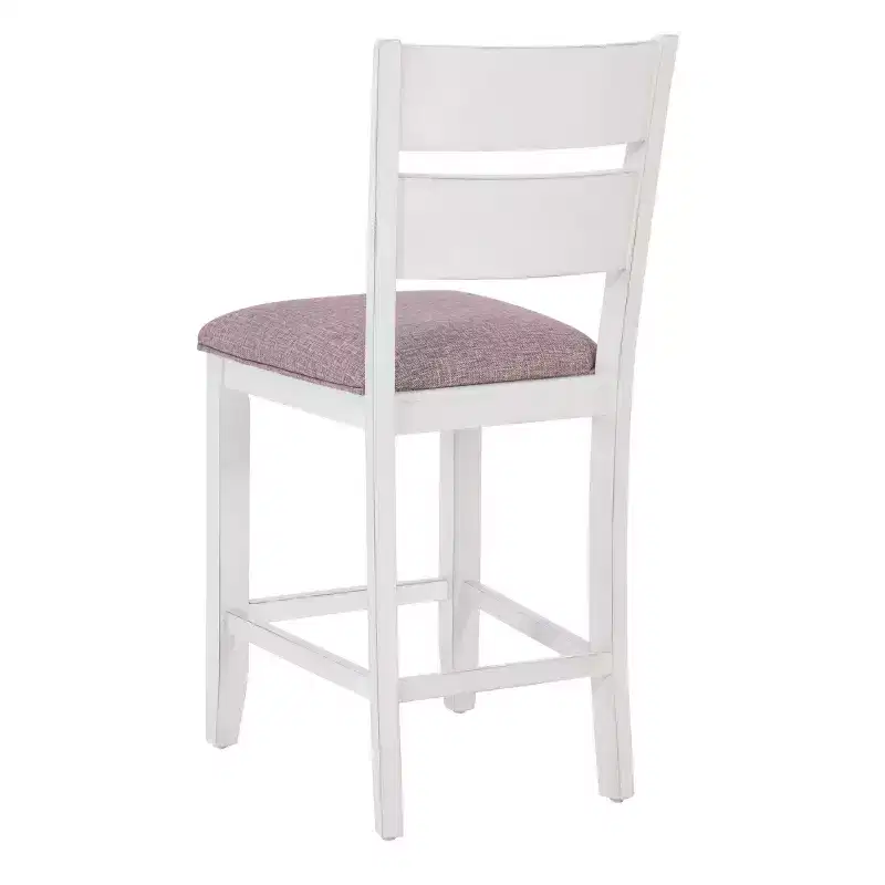 Powell 6pc Bruner Rectangle Counter Height Dining Set White