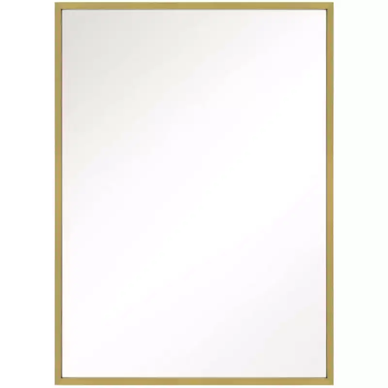 Generation Lighting Kit 24 x 36 Brass Rectangular Wall Mirror